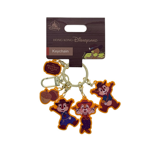 HKDL - 2026 Chip & Dale Grizzly Gulch Collection x Chip & Dale and Clarice Acrylic Keychain