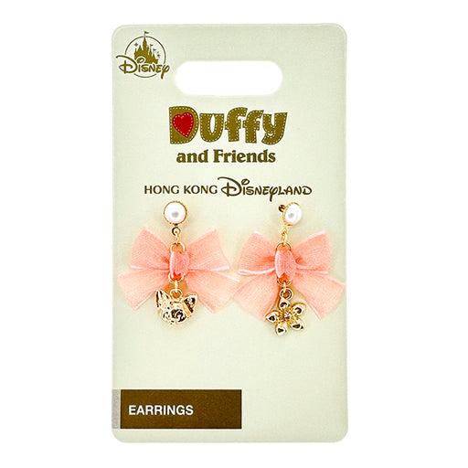 HKDL - Duffy & Friends - LinaBell Mesh Bow Earrings