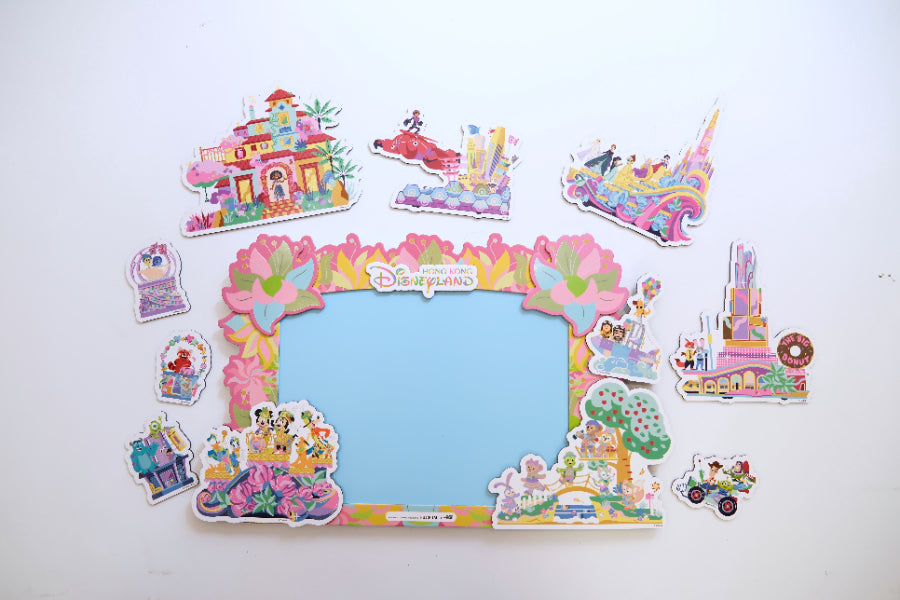 HKDL - 20th Anniversary Parade Float Mickey & Friends Parade Flow Photo Frame with Magnets by FUJIFILM