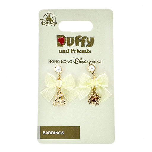 HKDL - Duffy & Friends - CookieAnn Mesh Bow Earrings