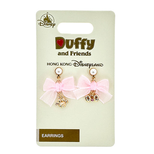 HKDL - Duffy & Friends - ShellieMay Mesh Bow Earrings