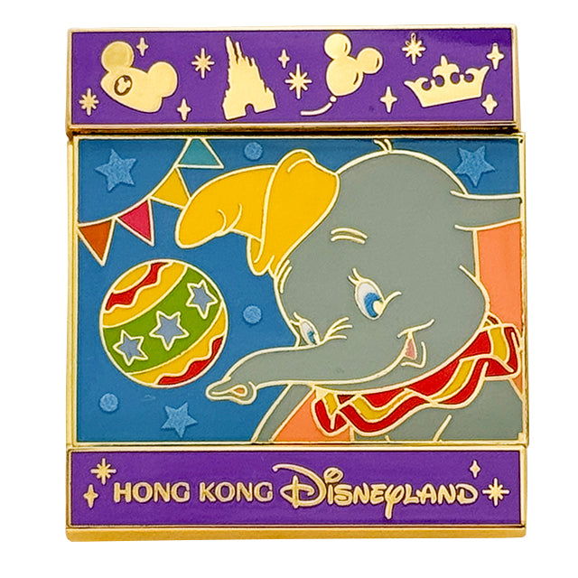 HKDL - Flipping Slide Collection - Dumbo Limited Edition Pin (Limited 500)