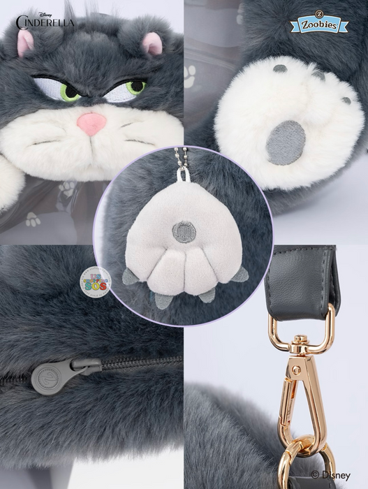 China Exclusive Zoobies - 2026 Cinderella Lucifer "Hug Me" with Clear Window 3 Ways Bag