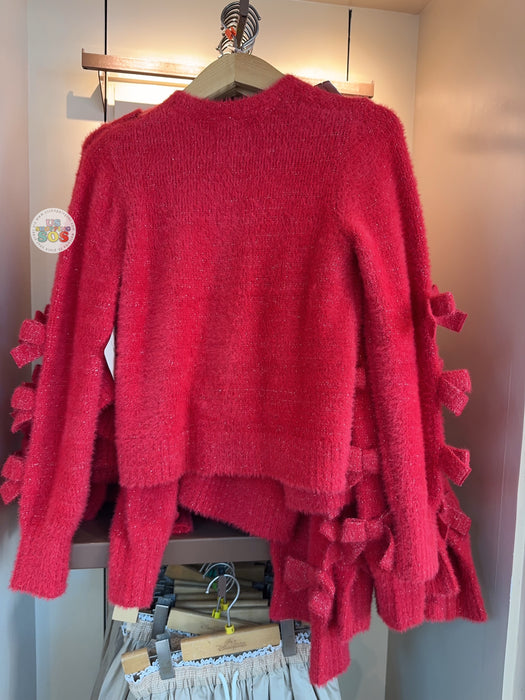 HKDL - 2026 Duffy & Friends x Ribbon-Sleeve Cardigans for Adults Color: Red