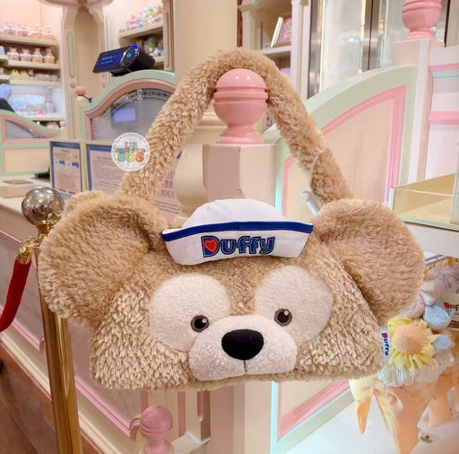 SHDL - 2026 Duffy & Friends x Duffy Big Face "Rectangular" Shaped Fluffy Tote Bag