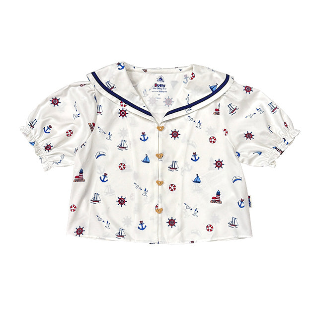 HKDL - Duffy & Mickey Mouse Coastal Days x Blouse for Women
