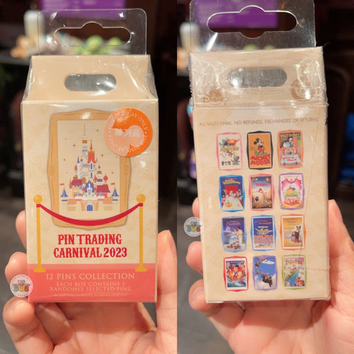 HKDL - Pin Trading Carnival 2023 Mystery Box With 3 Random Collectable Pins