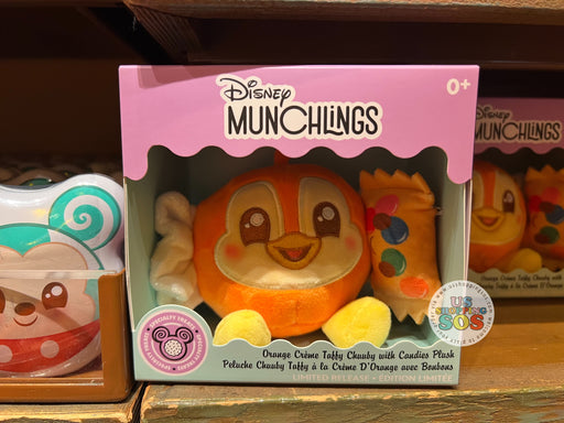 DLR - Mickey & Minnie's Runaway Railway - Munchlings Orange Crème Taffy Chuuby with Candies Plush Toy (Limited Edition)