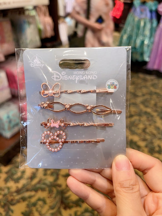 HKDL - Minnie Mouse Hair Clips of 4 Set