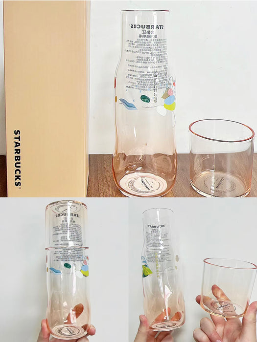 Starbucks China - Natural Series 2023 - 13. Glass Bottle & Cup Set