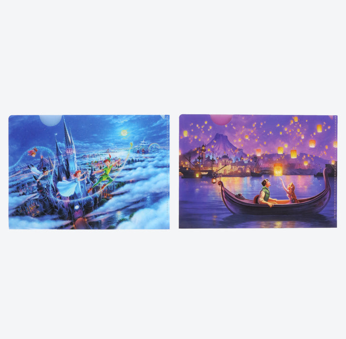 TDR - Tokyo Disney Resort Scenery & Disney Characters Clear 5 Sheet Folder