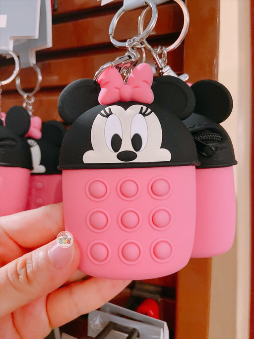 SHDL - Minnie Mouse Pop Fidget Toy Keychain & Mini Pouch
