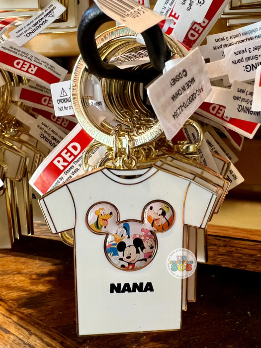 DLR - Mickey & Friends T-shirt Keychain - Nana