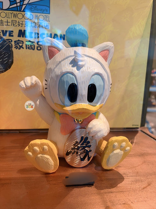HKDL - Hong Kong Disneyland Don't Note Edition Lucky Room Lucky Cat - Donald Duck Plastic Figure