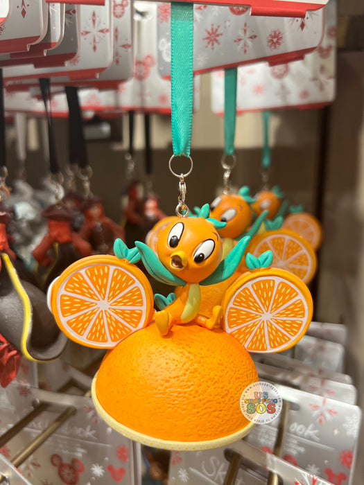 DLR/WDW - Ear Hat Hand Printed Ornament - Orange Bird