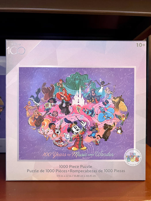 DLR/WDW - Disney 100 Years of Music and Wonder - 1000-Pc Puzzle —  USShoppingSOS