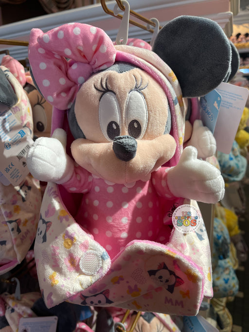 DLR/WDW - Disney Babies in Hooded Blanket Plush Toy - Minnie
