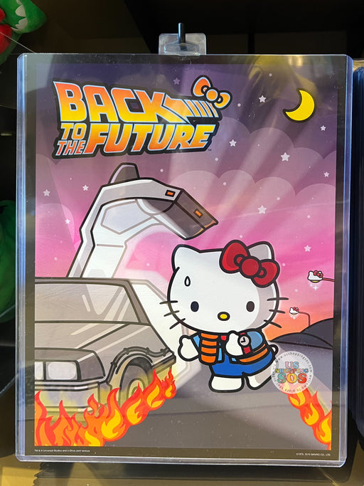 Universal Studios - Sanrio Hello Kitty x Movie Series - Back to the Future Poster