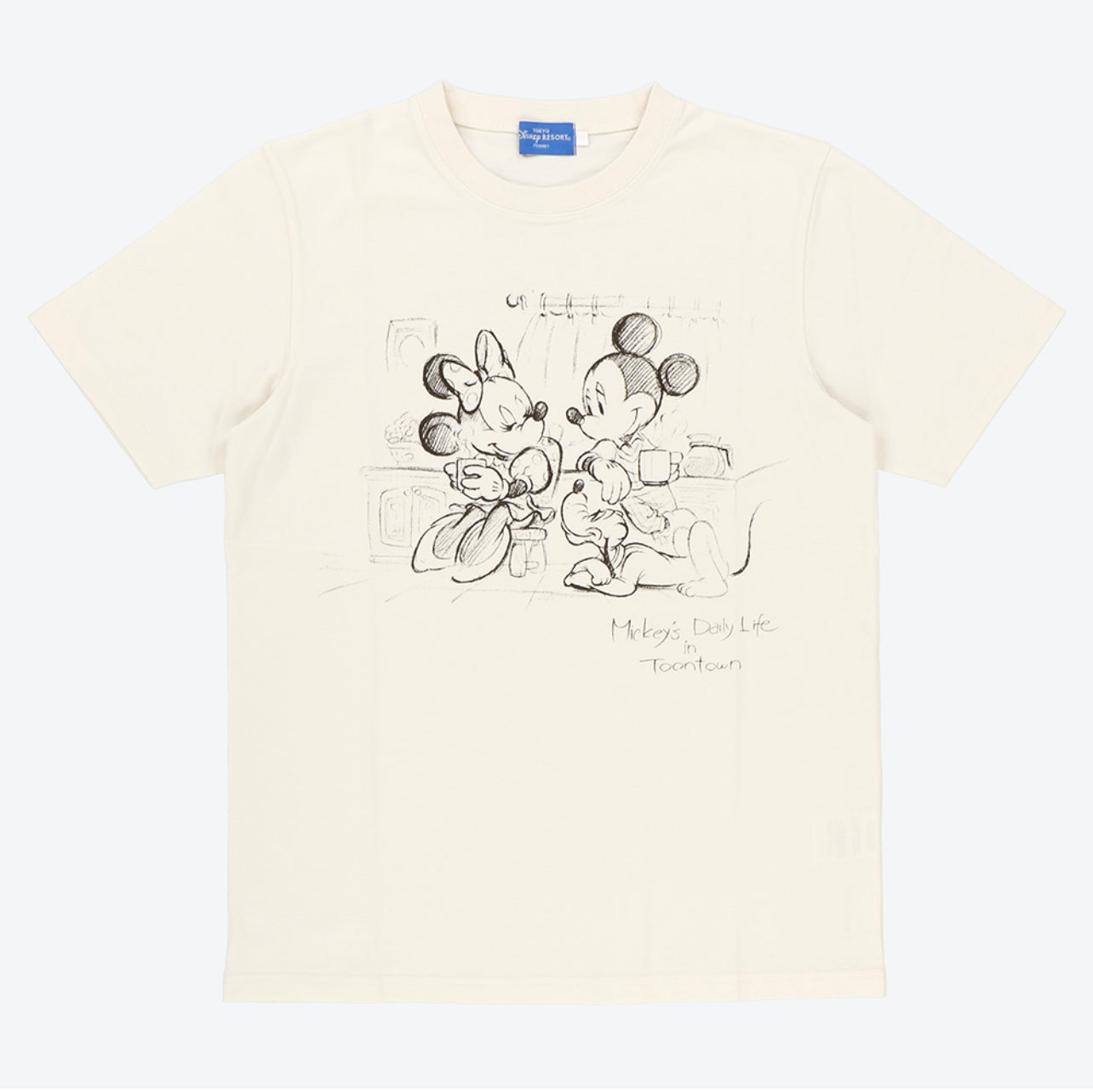 TDR - Sketches of Disney Friends Collection x Mickey & Minnie Mouse T Shirt for Adults (Release Date: Jun 22)