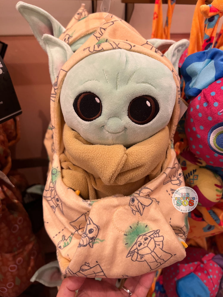 DLR/WDW - Disney Babies in Hooded Blanket Plush Toy - Grogu