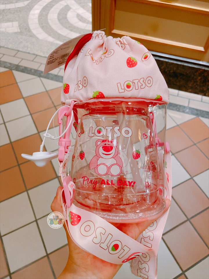 SHDL - Lotso Drink Bottle with Drawstring Bag Set