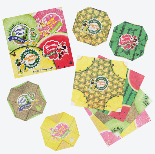 TDR - Mickey & Friends Fruits Party x Origami Memo Set (Release Date: May 25)
