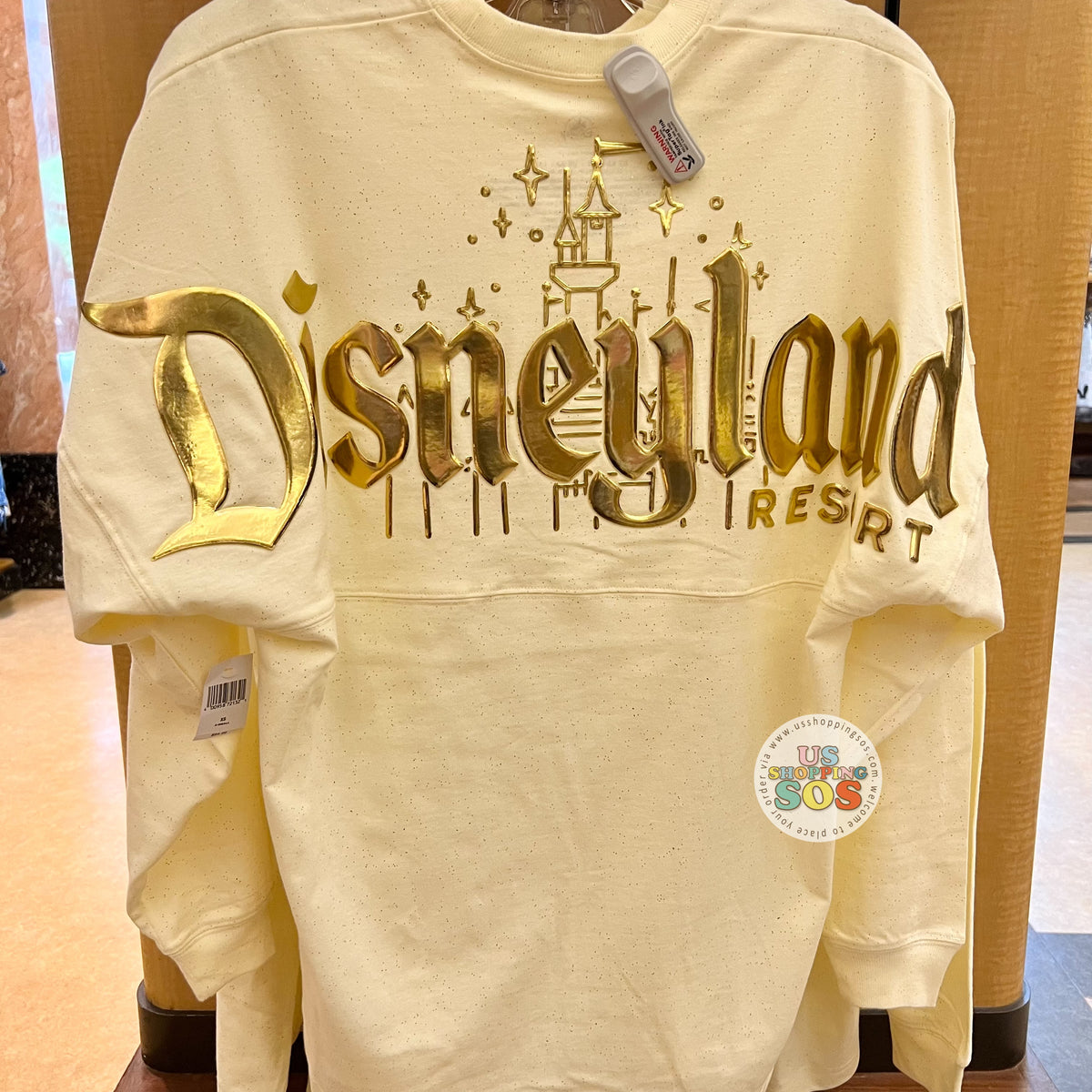 DLR - Spirit Jersey “Disneyland Resort” Teal/Neon Green Pullover (Adult)