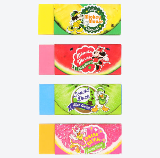 TDR - Mickey & Friends Fruits Party x Pentel Ain Erasers Set (Release Date: May 25)