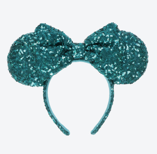 TDR - Minnie Mouse "Sparking Green" Sequin Ear Headband