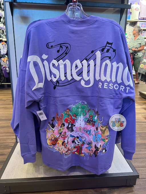 DLR - Disney 100 Years of Music and Wonder - Spirit Jersey “Disneyland” Lavender Pullover (Adult)