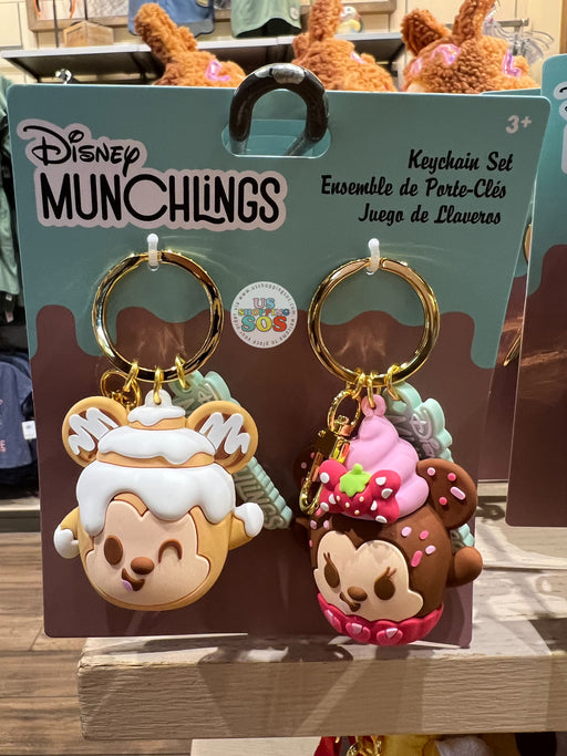DLR/WDW - Munchlings Keychain Set of 2 - Mickey & Minnie Mouse