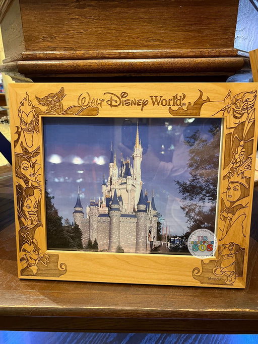 WDW - “Walt Disney World” Disney Villain Wood Photo Frame