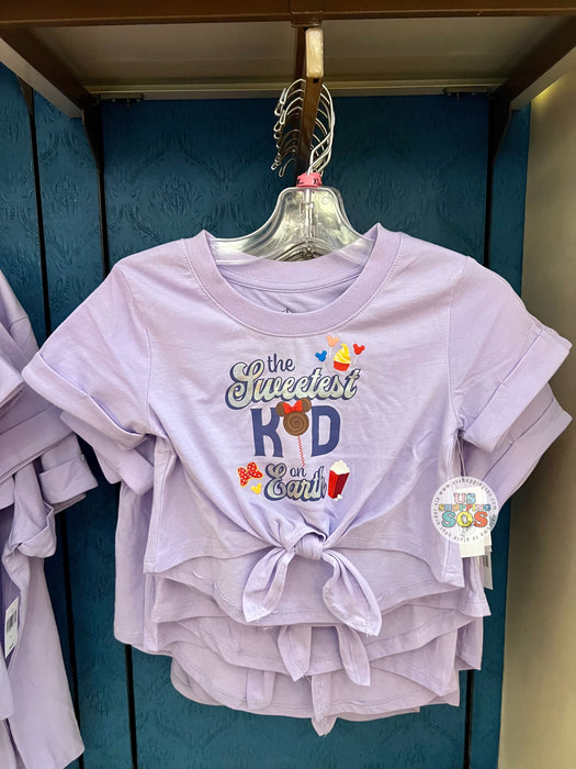 DLR - Disney Snacks "the Sweetest Kid on the Earth" Lavender Graphic T-shirt (Youth)