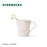Starbucks China - Lily of the Valley 2023 - 4. 3D Embossed Gold Foil Ceramic Mug with Stir 330ml