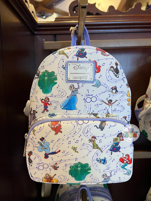 DLR/WDW - Disney 100 Years of Music and Wonder - Loungefly All-Over-Print Backpack