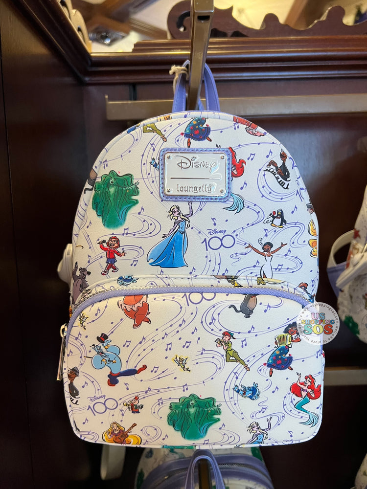 DLR/WDW - Disney 100 Years of Music and Wonder - Loungefly All-Over-Print Backpack