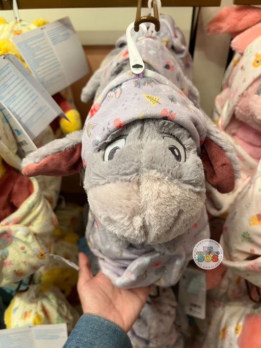 DLR/WDW - Disney Babies in Hooded Blanket Plush Toy - Eeyore