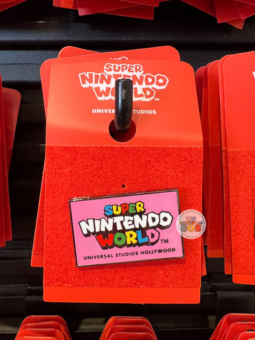 Universal Studios - Super Nintendo World - Logo Pink Pin