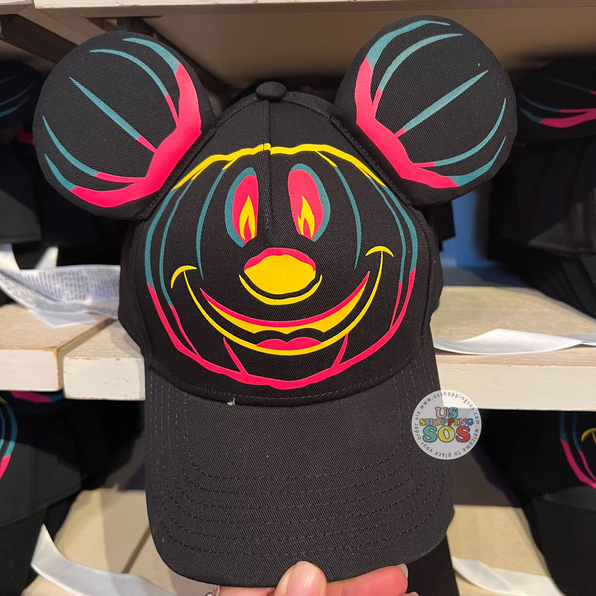 Disney Mickey Mouse Adjustable Baseball Cap with Plush Ears