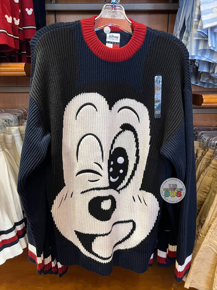 - — 100 DLR/WDW Tommy Face - Disney Big x Mickey ( Hilfiger Sweater USShoppingSOS Icon