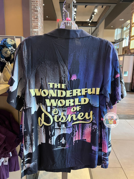 DLR/WDW - Disney100 - Castle Photography “The Wonderful World of Disney” Button-Up Shirt (Adult)