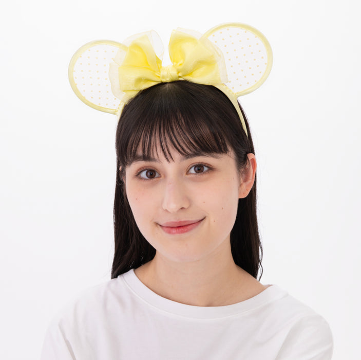 TDR - Minnie Mouse Yellow Color Dot Lace Ear Headband
