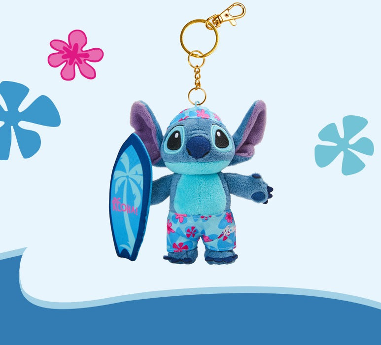 Disney Stitch Plush Keychain with Mirror