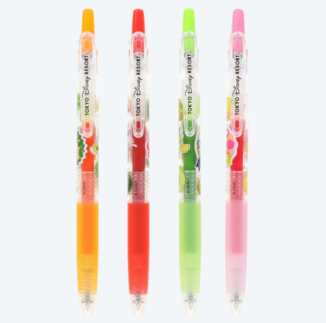 TDR - Mickey & Friends Fruits Party x PILOT Juice Gel Ink Ballpoint Pen Set (Release Date: May 25)