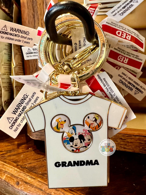 DLR - Mickey & Friends T-shirt Keychain - Grandma