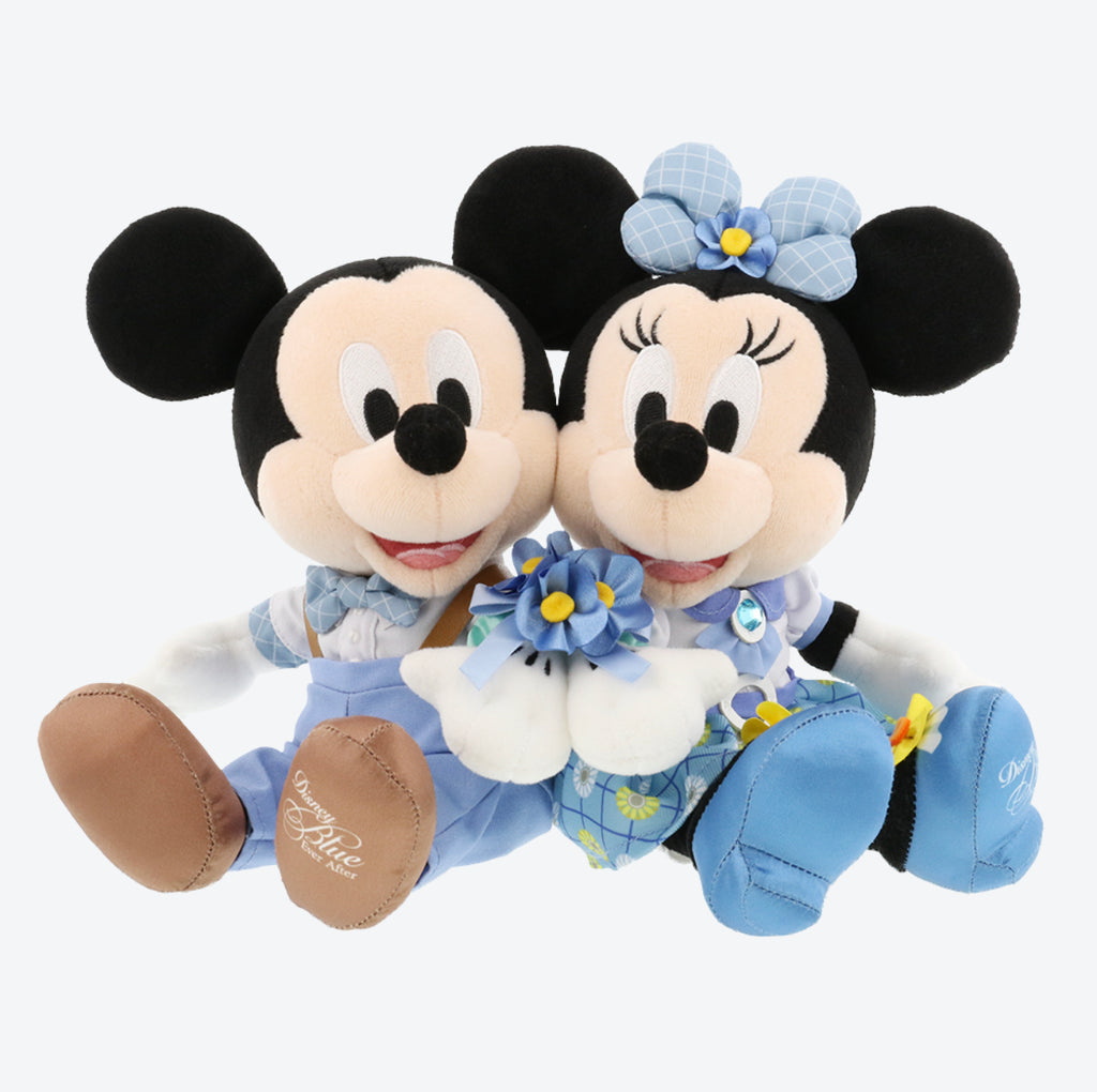 TDR - Disney Blue Ever After Collection - Mickey u0026 Minnie Mouse Plush Toy  (Relase Date: May 25)