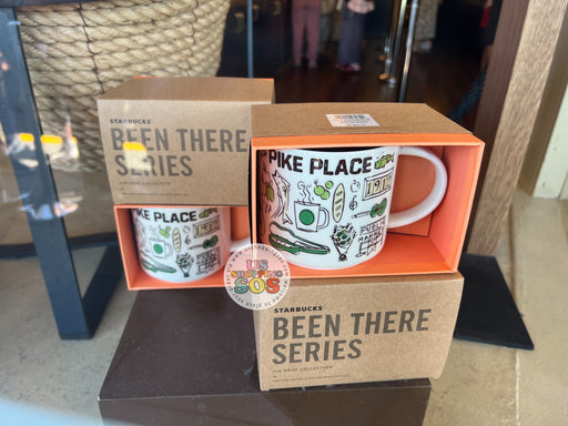 Starbucks Seattle Pike Place Market (1st Starbucks Exclusive ) - Been There Series Pin Drop Mug 14oz