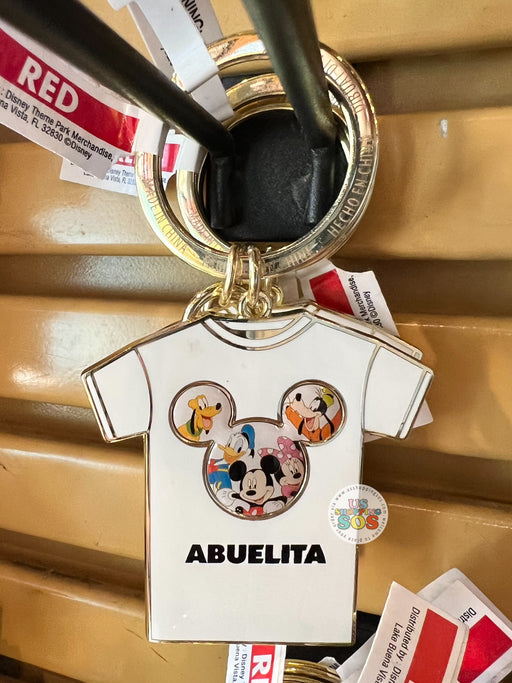 DLR - Mickey & Friends T-shirt Keychain - Abuelito