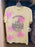 DLR - Castle “You Just Have to Believe Disneyland Resort” Yellow Pink Tie-Dye Graphic T-shirt (Adult)