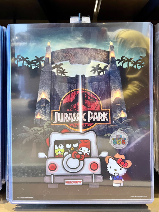 Universal Studios - Sanrio Hello Kitty x Movie Series - Jurassic Park Poster